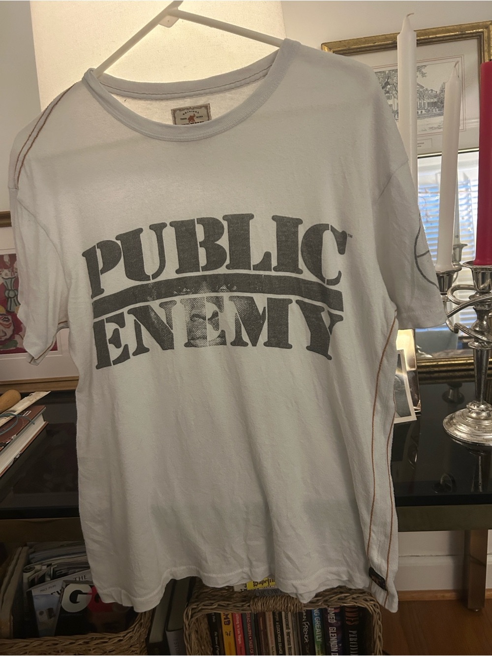 Vintage Rare Trunk Ltd. Public Enemy Graphic Tee - White with Black Print